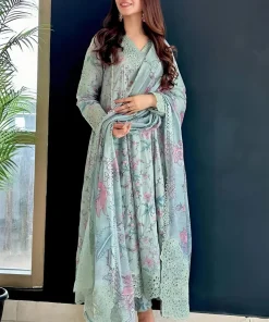 Digital Printed Lawn RR338
