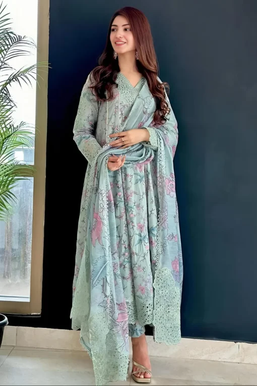 Digital Printed Lawn RR338