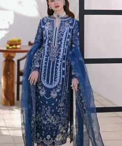 Embroidered Sequence Chikankari Lawn Suit 3 Piece [RC-7004]