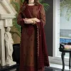 Unstitched 3PC Fully Embroidered Lawn Suit with Elegant Chiffon Dupatta [RC-7008]
